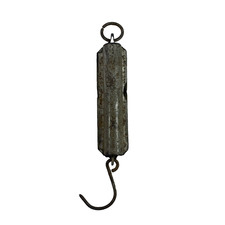 Antique Brass Hanging Scale 48