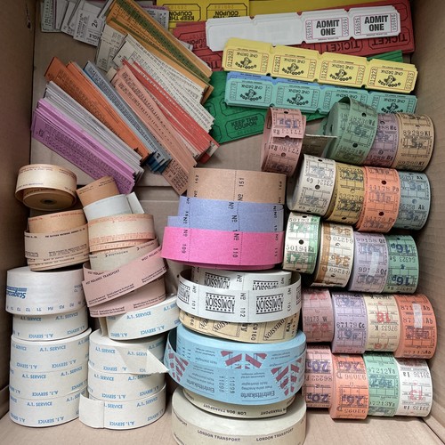 Vintage paper tickets - &, ticket