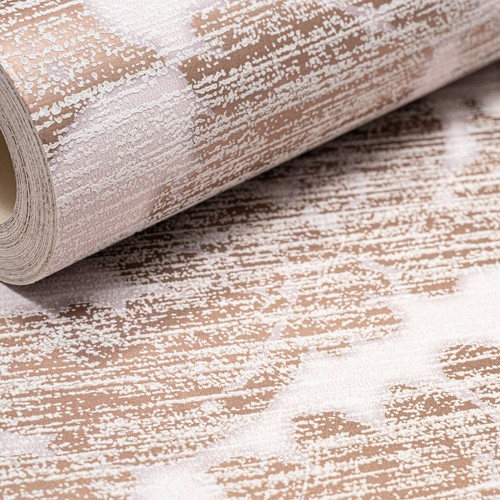 Rose gold damask wallpaper - gold,