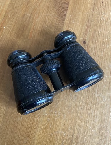 Vintage black opera glasses - opera,
