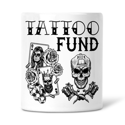Tattoo fund ceramic money - fund, box