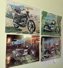 4 x Meriden Triumph T140E
