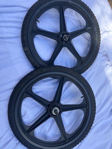 Acs black mags bmx wheels - black,