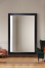 Extra Large Mirror Wall Black Antique Vintage Full Length 6Ft7x4Ft7 201 x 140cm