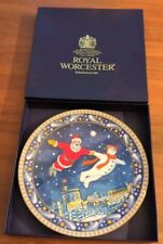 royal worcester Christmas Night To Remember 8" Plate Vgc