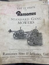 Ransomes ,Simms ,Vintage