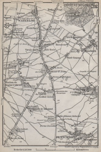 The battlefield waterloo - the, of