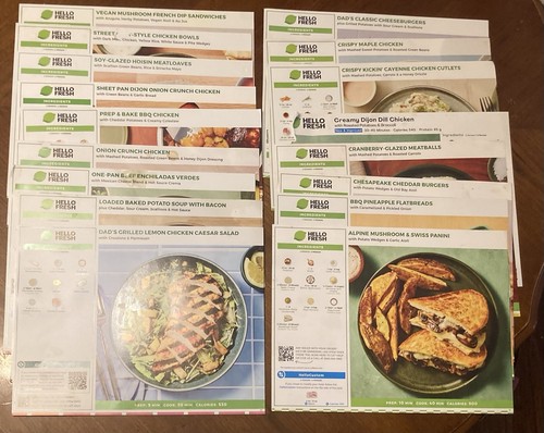 Hello fresh meal recipe - recipe, card