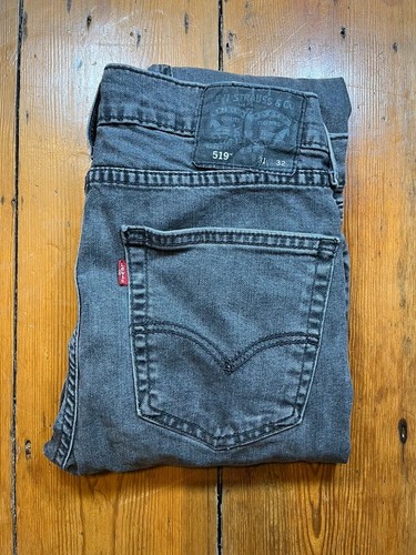 Levi 519 black skinny jeans - black,