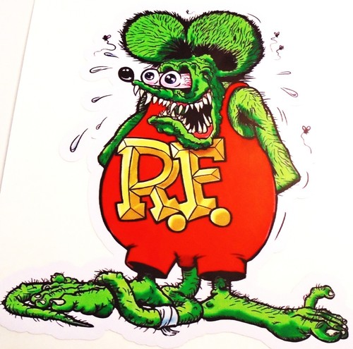 Rat fink hot - fink, rod