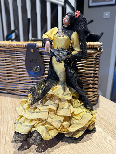 Vintage spanish doll figure - doll,