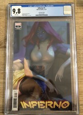 CGC Inferno #1 Artgerm Lau Mystique Variant CGC 9.8 - Marvel Comics - See Photos