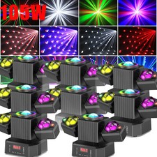 2 Arm Moving Head Light RGBW Beam Laser Disco Ball Light DJ Stage Lighting DMX