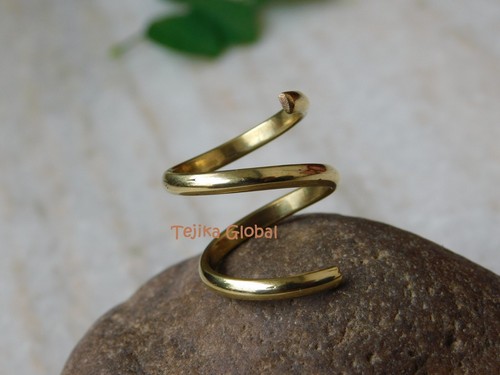 Splint boho spiral ring - boho,