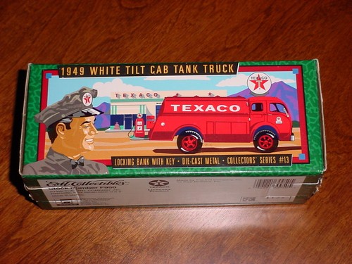 Truck texaco brand - brand, white