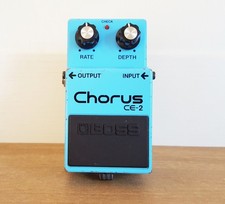 Boss CE-2 CE2 Chorus Vintage Analogue Guitar Effects Pedal MIJ 1980's