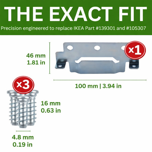 Ikea mounting plate 139301 - mounting,