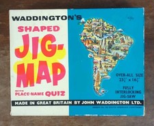 WADDINGTONS JIG MAP JIGSAW