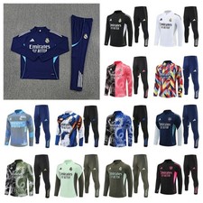 Training Set Tops+Pants Boy's Gifts/ Kids Jumper/Tracksuit Sportswear Adult UK