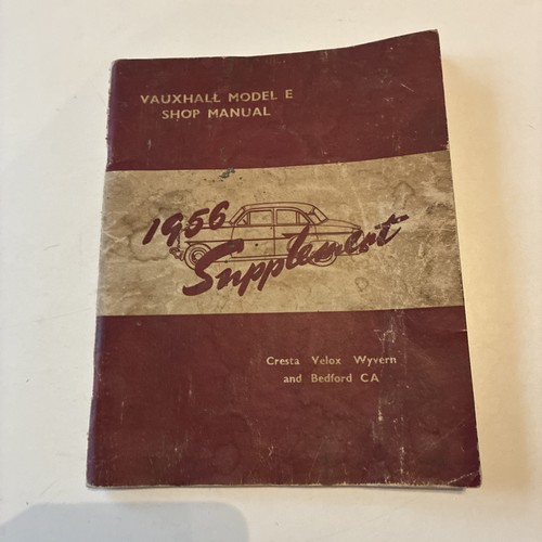 Vauxhall model 1956 bedford - vauxhall,
