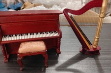  Vintage Dolls House Piano &