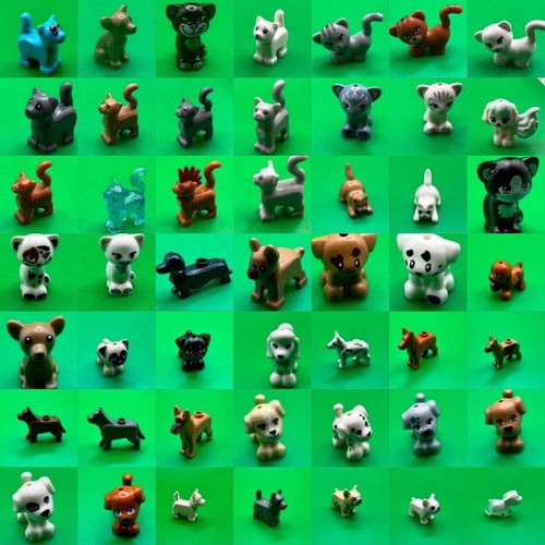 Lego animals cats - dogs,