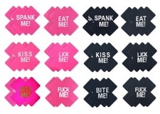 EM LM BM KM FM Spank Me Nipple Cover Breast Stickers Self Adhesive Pasties