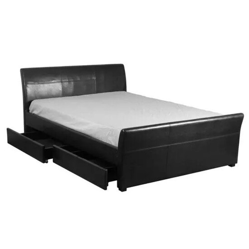 Drawer bed black brown - bed,