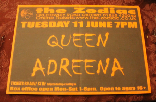 Queenadreena gig poster the - gig,