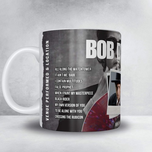 Bob dylan setlist - dylan, mug