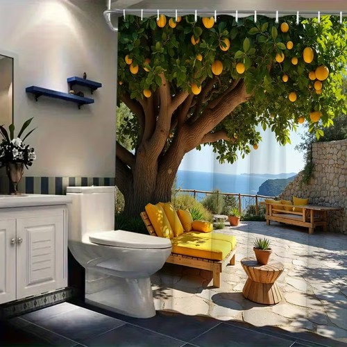 Mediterranean garden lemon - mediterranean,