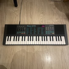 Vintage 1986 Yamaha PSS-270 PortaSound Electronic Keyboard with power supply