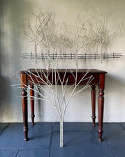 Vintage Metal Wall Art Sculpture C Jére Artisan House Signed and Dated 1995