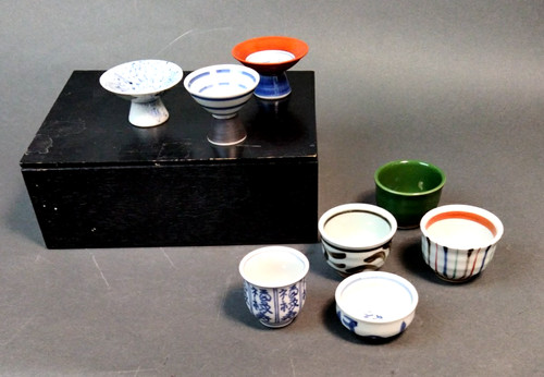 Japanese sake cups - sake, in