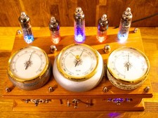 Captain Flynn's Electric Circus -Environmental condition monitor -Steampunk lamp