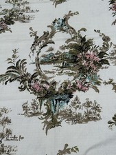 Vintage Mid Century Barkcloth