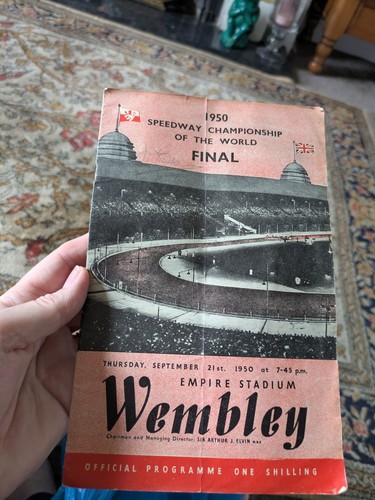 Wembley 1950 rare official - wembley,