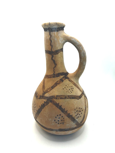 Vintage terracotta water - terracotta, jug