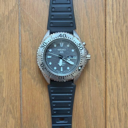 Seiko ags scuba 200m titanium - ags,