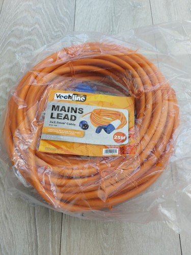 Vechline caravan mains cable - caravan,