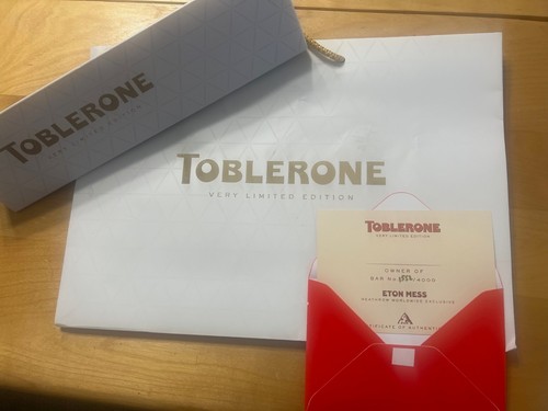 Toblerone eton mess - eton,