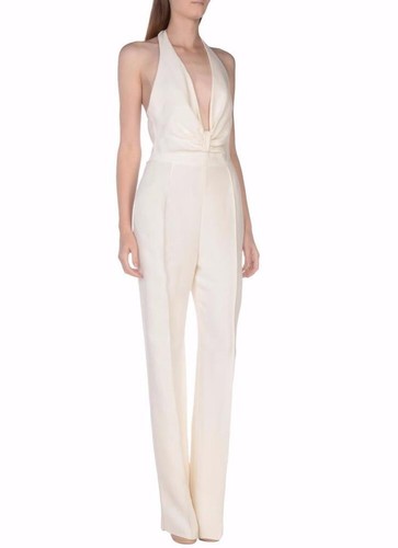 Valentino white silk low - silk, cut