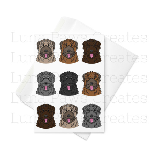 Bouvier des flandres card - bouvier,