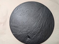 5 23cm Genuine WELSH SLATE  Discs over runs 2nds re use decoupage craft paint?