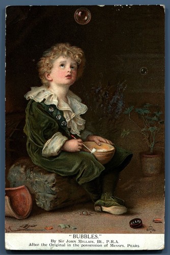 Vintage advertising postcard