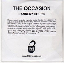 (EE54) The Occasion, Cannery