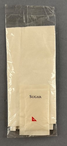 Qantas airline sugar napkin - qantas,