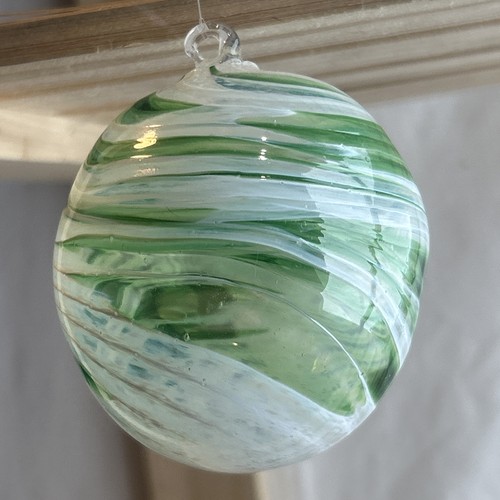 Green white textured - 7, cm