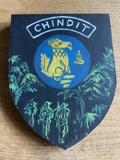 Chindits Burma WW2 Desk Shield Badge Acrylic Artwork Special Forces