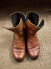 CAT Orange Biker Ankle
